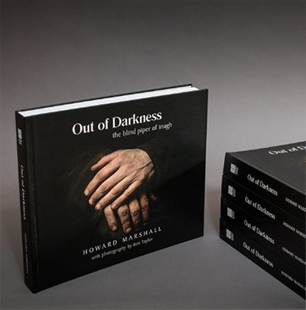 Stack of books: Out of Darkness - the blind piper of Inagh